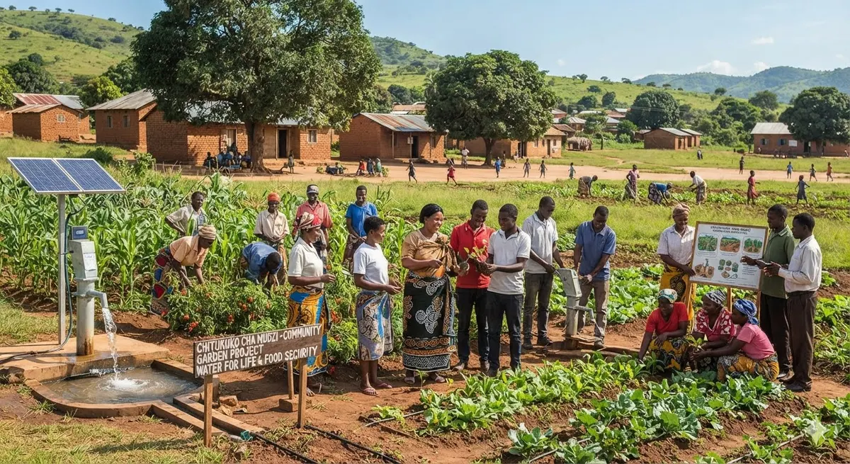 Community-led development project in Malawi
